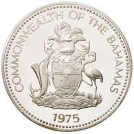 Monnaie, Bahamas, Elizabeth II, 10 Dollars, 1975, Franklin Mint, U.S.A., FDC - Bahamas
