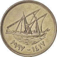 Monnaie, Kuwait, Jabir Ibn Ahmad, 20 Fils, 1997, FDC, Copper-nickel, KM:12 - Koweït