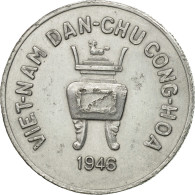 Monnaie, Viet Nam, 5 Hao, 1946, TTB, Aluminium, KM:2.2 - Viêt-Nam