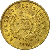 Monnaie, Guatemala, Centavo, Un, 1990, TTB, Laiton, KM:275.3 - Guatemala