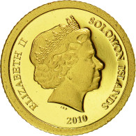 Monnaie, Îles Salomon, Elizabeth II, 5 Dollars, 2010, CIT, FDC, Or, KM:119 - Solomon Islands