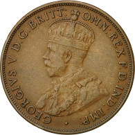 Monnaie, Australie, George V, Penny, 1918, Calcutta, TTB+, Bronze, KM:23 - Penny