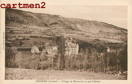 CHANAC VILLAGE DE RESSOUCHE ET SON CHATEAU 48 LOZERE - Chanac