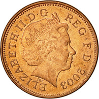 Grande-Bretagne, Elizabeth II, 2 Pence, 2003, TTB, Bronze, KM:987a - 2 Pence & 2 New Pence