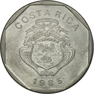 Monnaie, Costa Rica, 10 Colones, 1985, TB+, Stainless Steel, KM:215.2 - Costa Rica