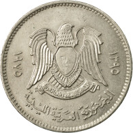 Monnaie, Libya, 20 Dirhams, 1975/AH1395, TTB, Copper-Nickel Clad Steel, KM:15 - Libye