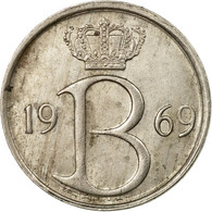Monnaie, Belgique, 25 Centimes, 1969, Bruxelles, TB+, Copper-nickel, KM:154.1 - 25 Cents