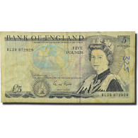 Billet, Grande-Bretagne, 5 Pounds, Undated (1971-91), KM:378e, TB - 5 Pond