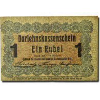 Billet, Allemagne, 1 Rubel, 1916, 1916-04-17, KM:R122a, TB - Sonstige & Ohne Zuordnung