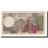 France, 10 Francs, 1966, 1966-02-03, TB+, Fayette:62.20, KM:147b - 10 F 1963-1973 ''Voltaire''