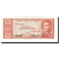 Billet, Bolivie, 50 Pesos Bolivianos, L.1962, KM:156a, NEUF - Bolivien