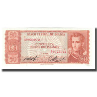 Billet, Bolivie, 50 Pesos Bolivianos, L.1962, KM:156a, NEUF - Bolivie