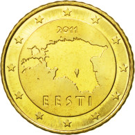 Estonia, 50 Euro Cent, 2011, SPL, Laiton, KM:66 - Estonia