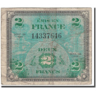 France, 2 Francs, 1944 Flag/France, 1944, B, Fayette:VF16.1, KM:114a - 1944 Drapeau/France