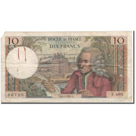 France, 10 Francs, 10 F 1963-1973 ''Voltaire'', 1969-05-08, B+, Fayette:62.38 - 10 F 1963-1973 ''Voltaire''