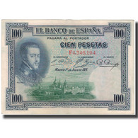 Billet, Espagne, 100 Pesetas, 1925-07-01, KM:69c, TTB - 100 Peseten