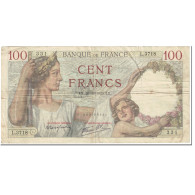 France, 100 Francs, Sully, 1939, 1939-10-26, B, Fayette:26.12, KM:94 - 100 F 1939-1942 ''Sully''
