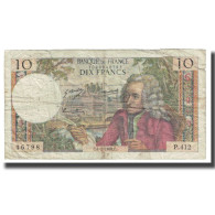 France, 10 Francs, Voltaire, 1973, R.Tondu-G.Bouchet-H.Morant, 1973-04-05, TB - 10 F 1963-1973 ''Voltaire''