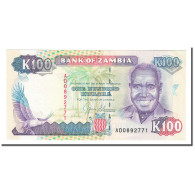 Billet, Zambie, 100 Kwacha, KM:34a, SPL - Zambie