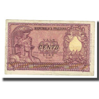 Billet, Italie, 100 Lire, 1951, 1951-10-24, KM:92a, TB - Other & Unclassified