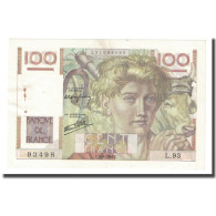 France, 100 Francs, 1946, 1946-09-05, SPL, KM:128a - 100 F 1945-1954 ''Jeune Paysan''