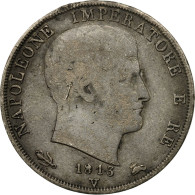 Monnaie, États Italiens, KINGDOM OF NAPOLEON, Napoleon I, 2 Lire, 1813, Venice - Napoleonic