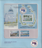 Cocos Keeling Islands 1984 Ausipex Pack Sc 119-21 Mint Never Hinged - Cocos (Keeling) Islands