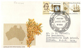 (KK 16) Australia - James Cook - Mawson Australian Antarctic Postmark 1972 - FDC