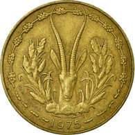 Monnaie, West African States, 10 Francs, 1975, Paris, TB+ - Elfenbeinküste