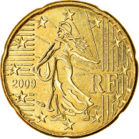 France, 20 Euro Cent, 2009, TTB, Laiton, KM:1411 - France