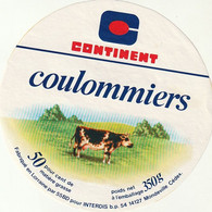 Rare étiquette Fromage Coulommiers Continent - Cheese