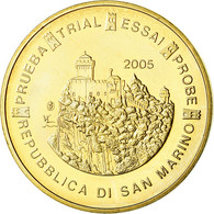 San Marino, 50 Euro Cent, 2005, Unofficial Private Coin, SPL, Bi-Metallic - Privatentwürfe