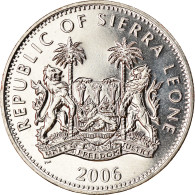 Monnaie, Sierra Leone, Dollar, 2006, British Royal Mint, Dinosaures - - Sierra Leona