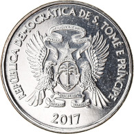 Monnaie, SAINT THOMAS & PRINCE ISLAND, 50 Centimos, 2017, SPL, Nickel Plated - Santo Tomé Y Príncipe