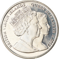 Monnaie, BRITISH VIRGIN ISLANDS, Dollar, 2012, Franklin Mint, Elizabeth II - - Islas Vírgenes Británicas