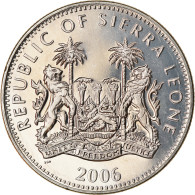 Monnaie, Sierra Leone, Dollar, 2006, British Royal Mint, L'homme De Vitruve - - Sierra Leone