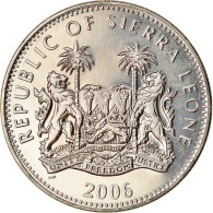 Monnaie, Sierra Leone, Dollar, 2006, British Royal Mint, L'homme De Vitruve - - Sierra Leona