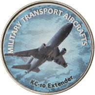 Monnaie, Zimbabwe, Shilling, 2020, Avions - KC-10 Extender, SPL, Nickel Plated - Zimbabwe