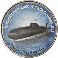 Monnaie, Zimbabwe, Shilling, 2020, Sous-marins - Akula-Class, SPL, Nickel Plated - Zimbabwe