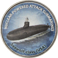 Monnaie, Zimbabwe, Shilling, 2020, Sous-marins - Seawolf-Class, SPL, Nickel - Simbabwe