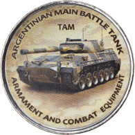 Monnaie, Zimbabwe, Shilling, 2020, Tanks - TAM, SPL, Nickel Plated Steel - Zimbabwe