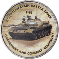 Monnaie, Zimbabwe, Shilling, 2020, Tanks - T-55, SPL, Nickel Plated Steel - Simbabwe