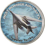 Monnaie, Zimbabwe, Shilling, 2020, Avions - Tupolev Tu-160, SPL, Nickel Plated - Simbabwe