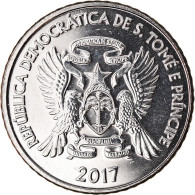 Monnaie, SAINT THOMAS & PRINCE ISLAND, 2 Dobras, 2017, SPL, Nickel Plated Steel - São Tomé Und Príncipe