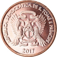 Monnaie, SAINT THOMAS & PRINCE ISLAND, 20 Centimos, 2017, SPL, Copper Plated - São Tomé Und Príncipe