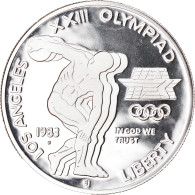 Monnaie, États-Unis, Jeux Olympiques, Dollar, 1983, U.S. Mint, San Francisco - Commemorative