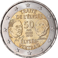 France, 2 Euro, Traité De L'Elysée, 2013, TTB, Bi-Metallic, KM:2094 - France