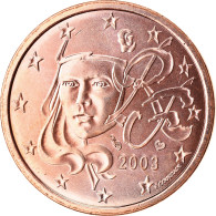 France, 5 Euro Cent, 2003, BU, FDC, Copper Plated Steel, Gadoury:3, KM:1284 - France