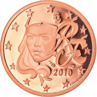 France, 2 Euro Cent, 2010, BE, FDC, Copper Plated Steel, KM:1283 - France