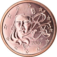 France, 5 Euro Cent, 2004, BU, FDC, Copper Plated Steel, KM:1284 - France